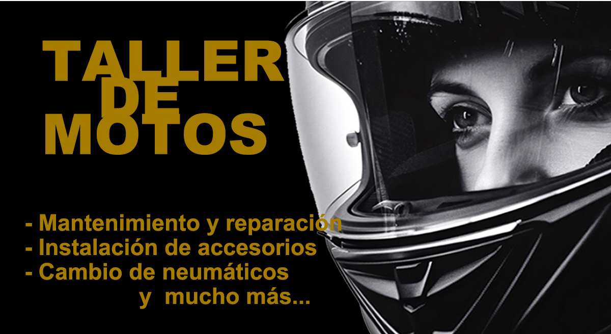 Banner Mantenimiento de motos 3A Bikes negro